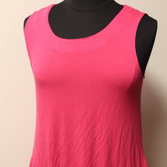 Cupio Fuschia Viscose Blend Long Tunic XL 3/$25 - Picture 1 of 6